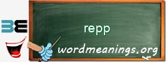 WordMeaning blackboard for repp